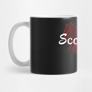 I love Scotland, Scotland heart Mug